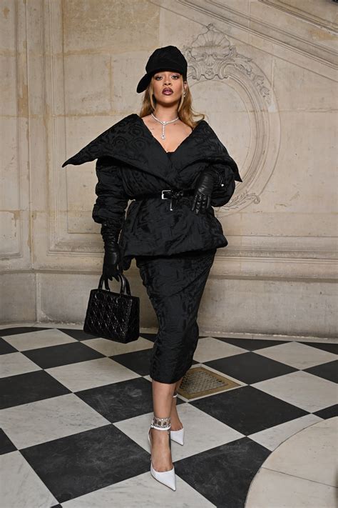 Rihanna Makes Her Dior Couture Comeback .